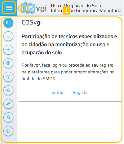 Menu de Ferramentas
