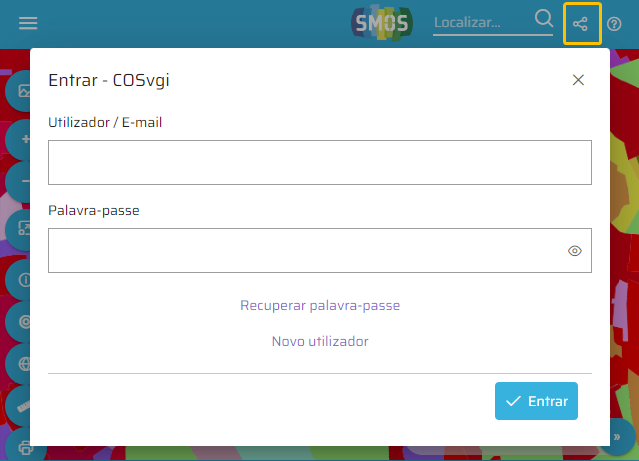 Menu Superior - Login