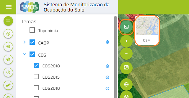 Ferramenta de mapas base